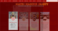 Desktop Screenshot of matrimandirdelhi.com